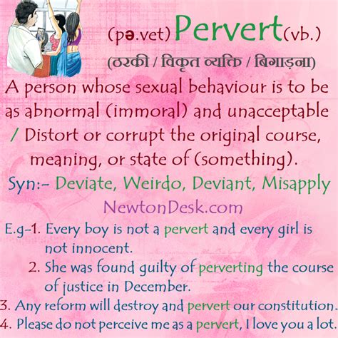 meaning of pervert